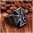 Bague homme croix 