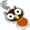 Parure pendentif et boucles d'oreilles  hibou / chouette