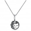 Pendentif homme Mdusa en acier