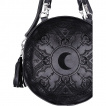 Sac  main gothique rond HENNA BLACK ROUND BAG - Restyle