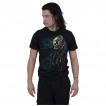 T-shirt homme  crane avec dreadlocks et casque audio