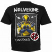 T-shirt homme Croquis DEADPOOL - WOLVERINE (licence officielle)