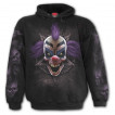 Sweat  capuche homme gothique  visage de clown sanguinaire