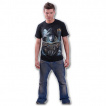 T-shirt homme avec sorcire et livre des mes