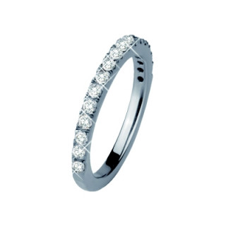 Bague femme acier style diadme