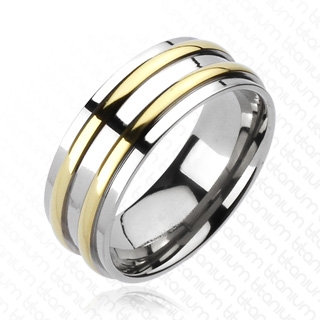 Bague homme titane Winding