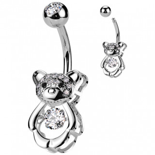 Piercing nombril nounours chic et mignon