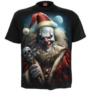 T-shirt homme Clown Pre Noel effrayant