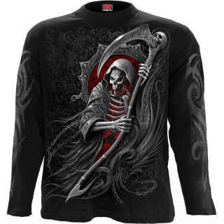 T-shirt homme manches longues La Mort traversant le portail