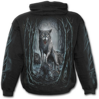 Sweat-shirt gothique homme  loups mangeurs d'humains