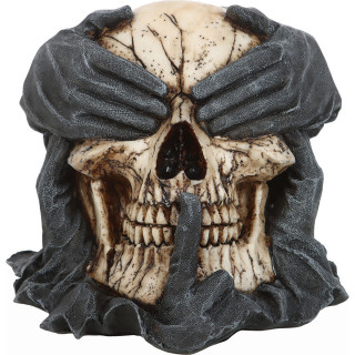 Tte de mort dco collection "SEE NO EVIL" (18cm)